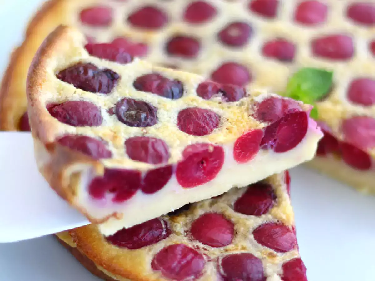 Cherry clafoutis, hidangan klasik yang sangat lezat - foto 3