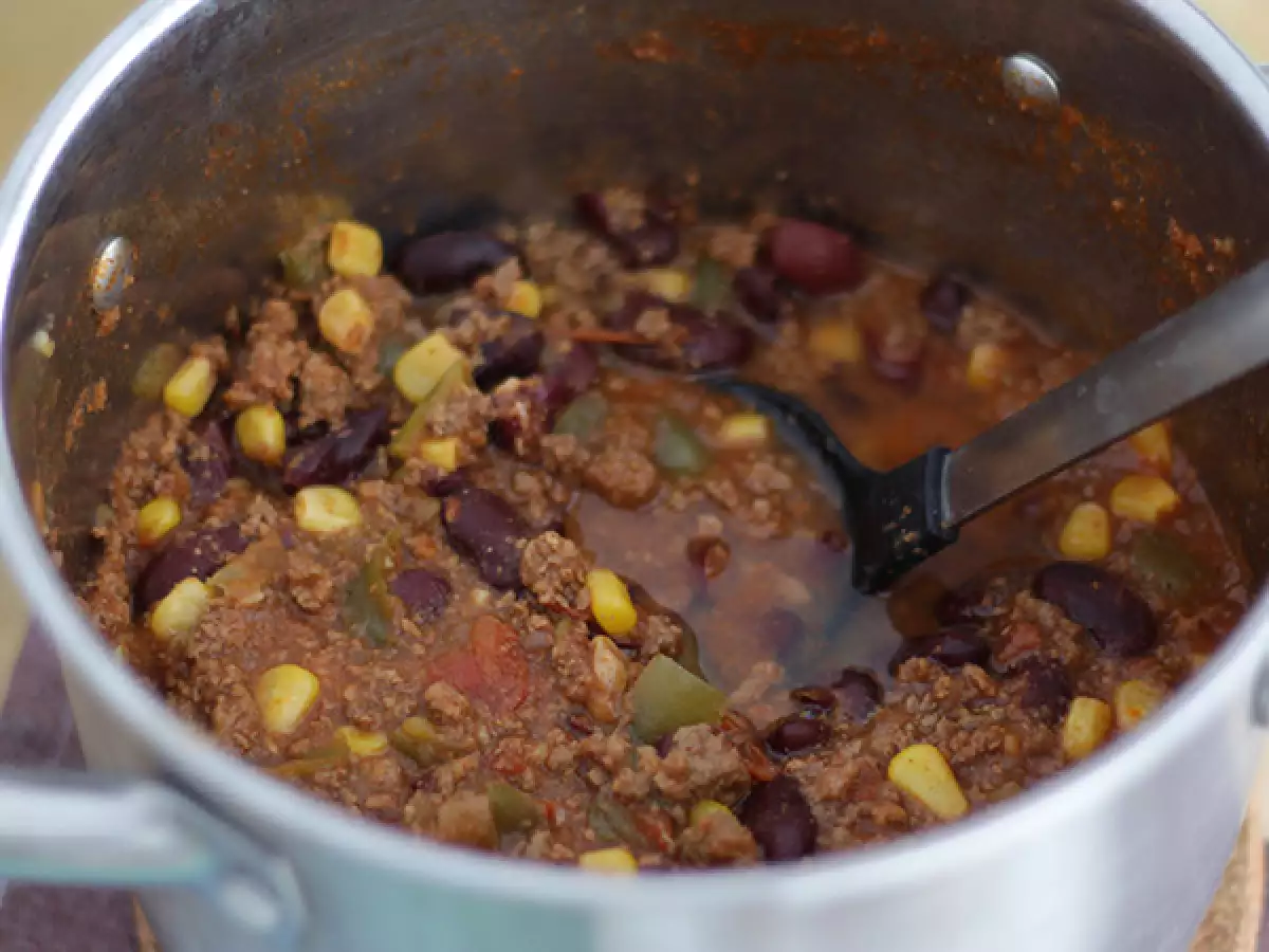 Chili con carne khas Meksiko - foto 2