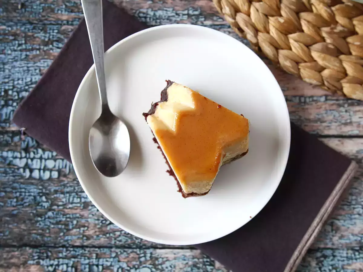 Choco flan: perpaduan sempurna kue cokelat lembut dan flan vanila karamel - foto 6