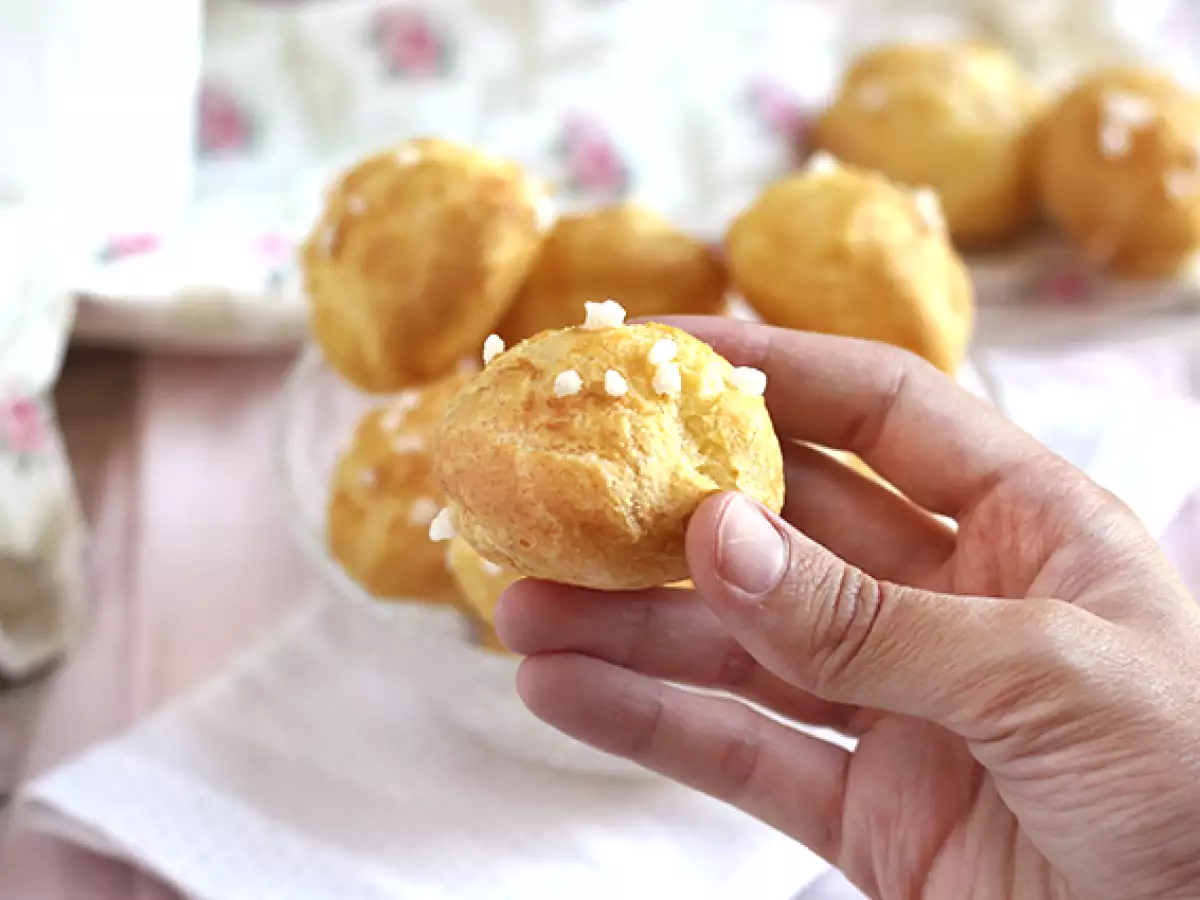 Chouquette, choux dengan gula mutiara - foto 4
