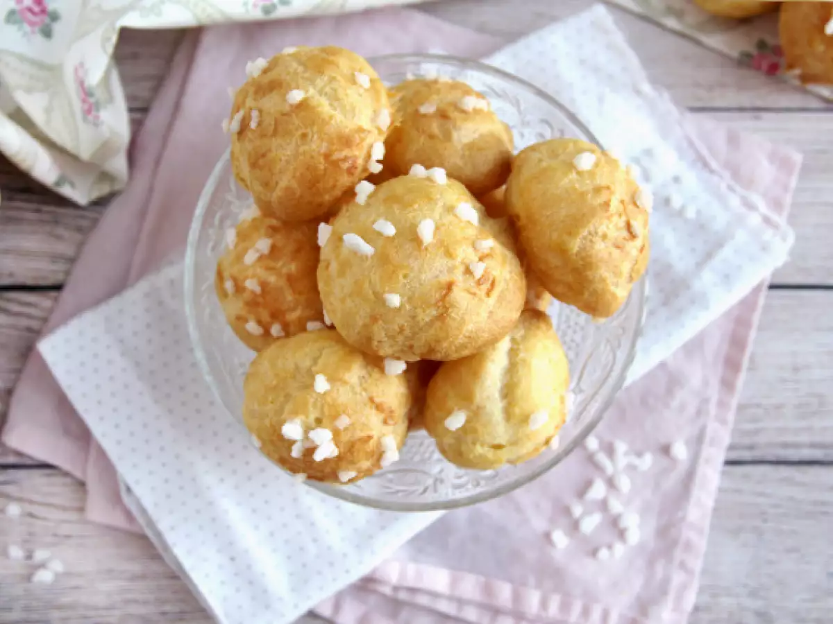 Chouquette, choux dengan gula mutiara - foto 5