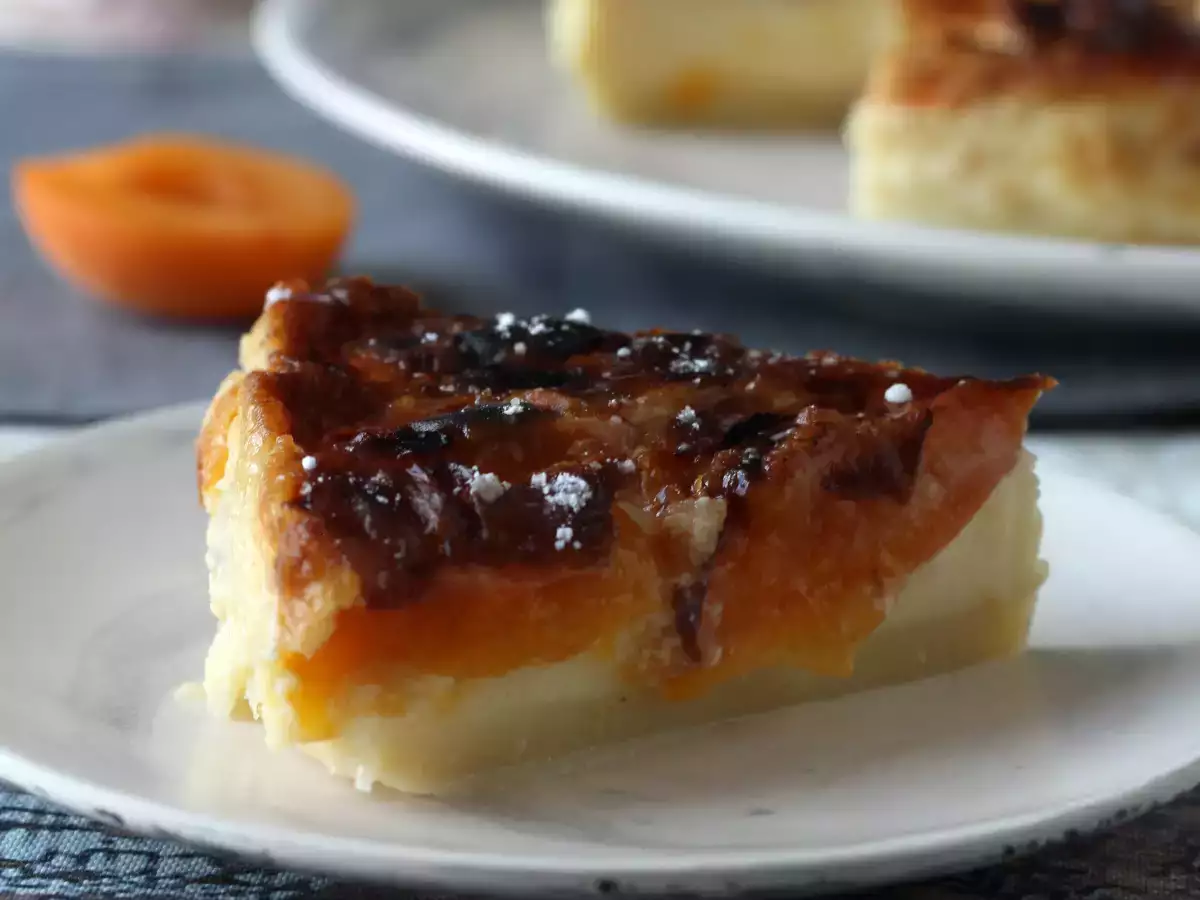 Clafoutis aprikot dengan Penggorengan Udara - foto 2