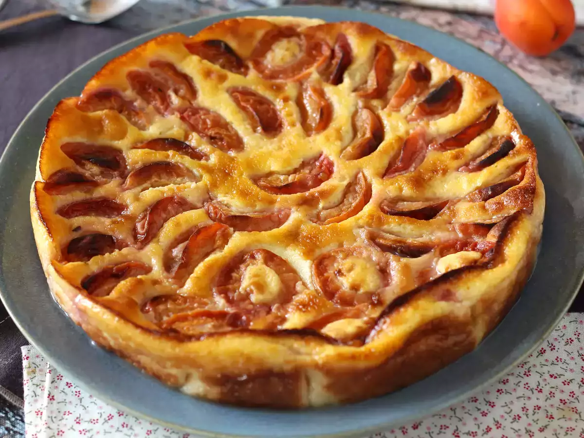 Clafoutis aprikot yang mudah - foto 5