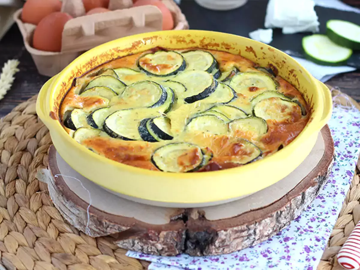 Clafoutis cukini dan keju kambing - foto 5