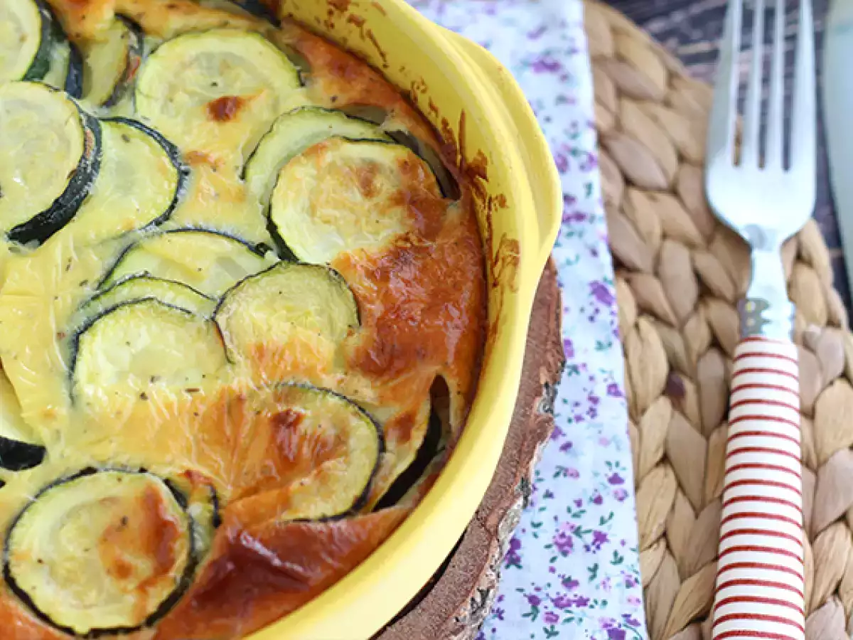 Clafoutis Zucchini dan Keju Kambing - foto 3