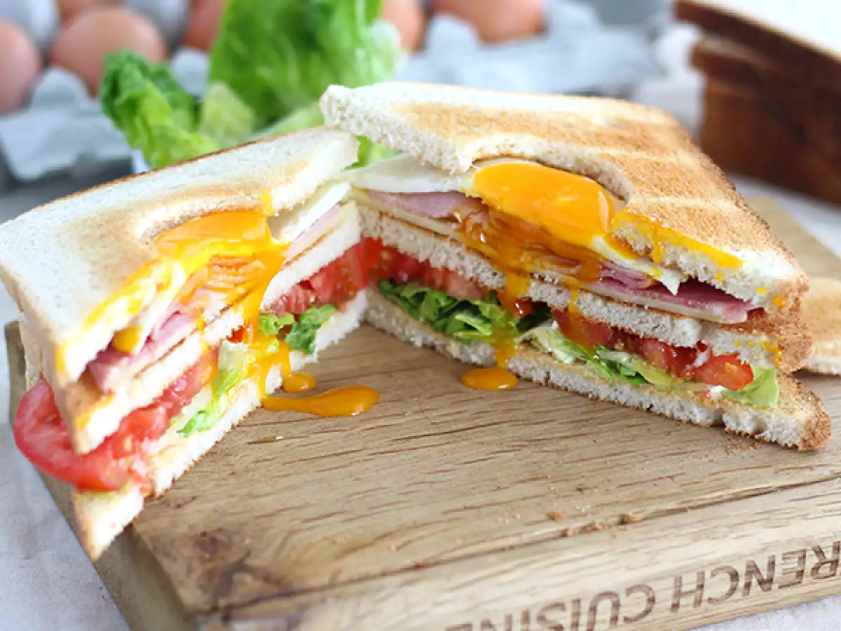 Club sandwich telur - foto 2