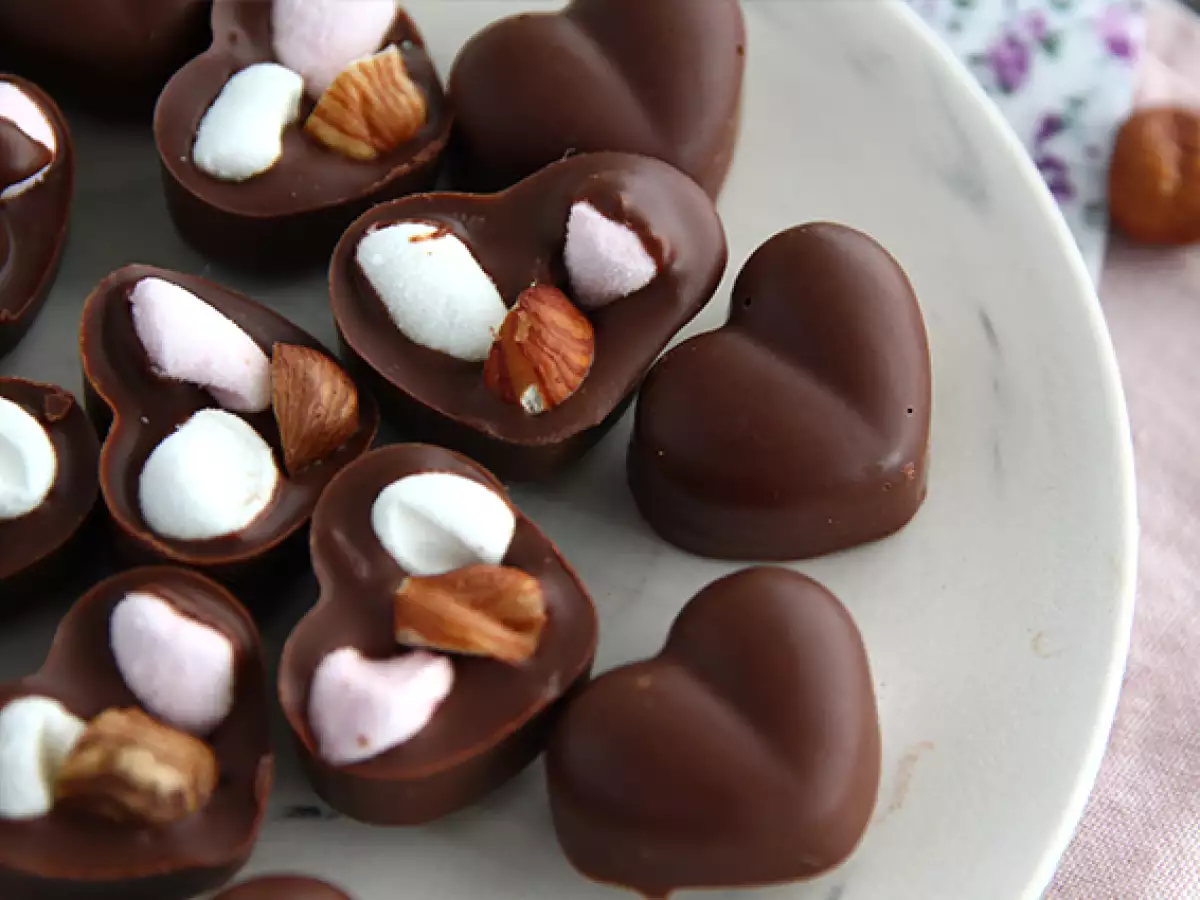 Cokelat Isi Marshmallow dan Kacang Hazelnut - foto 2