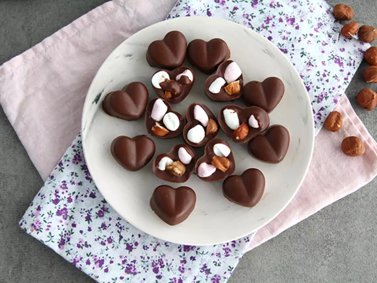 Cokelat Isi Marshmallow dan Kacang Hazelnut - foto 3