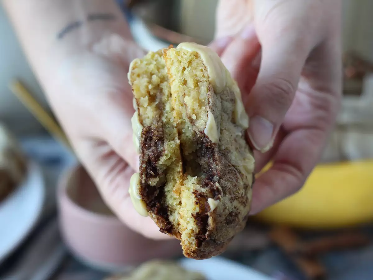 Cookies ala cinnamon roll, lembut dan renyah dengan cita rasa kayu manis yang nikmat - foto 3