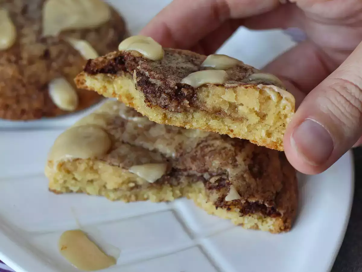 Cookies ala cinnamon roll, lembut dan renyah dengan cita rasa kayu manis yang nikmat - foto 6