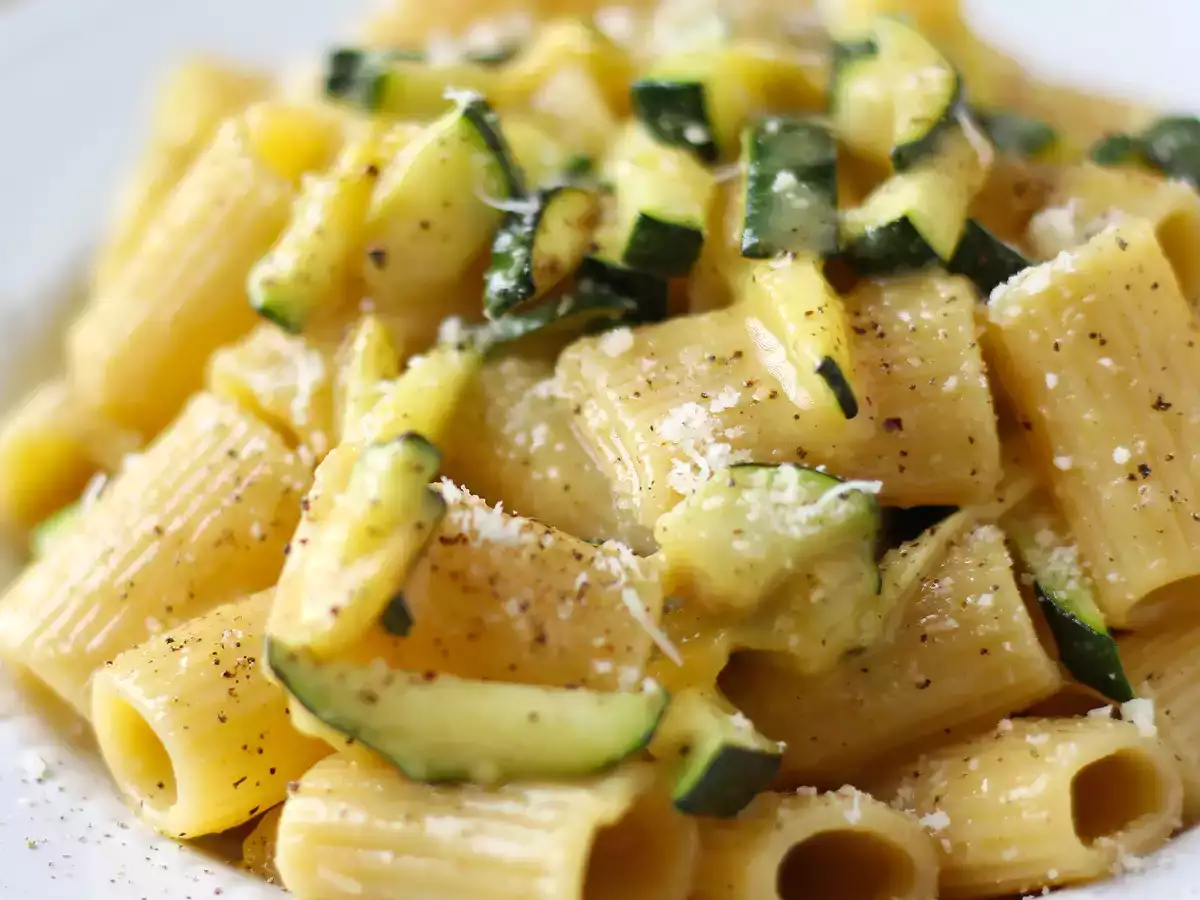 Courgette Carbonara: resep vegetarian yang mudah dibuat - foto 5