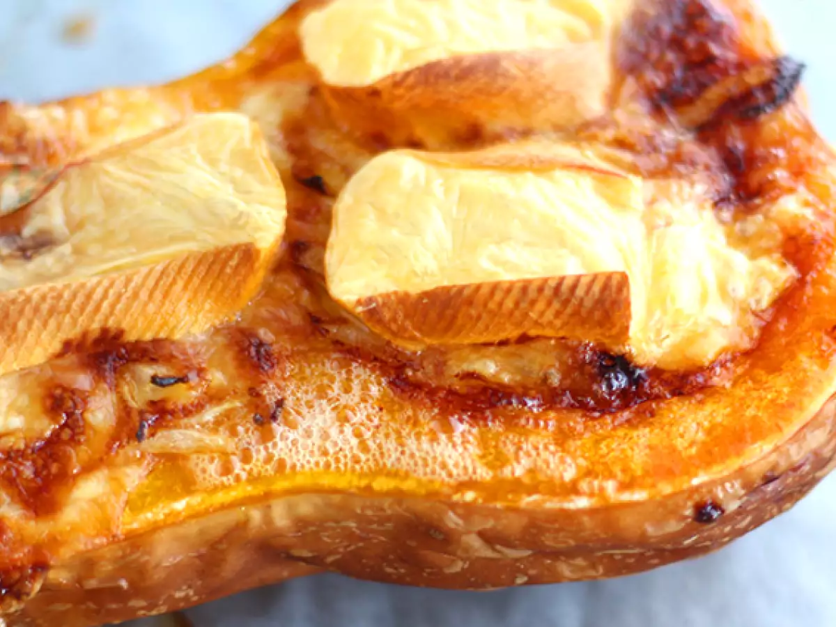 Courgiflette - Gaya tartiflette labu butternut - foto 3