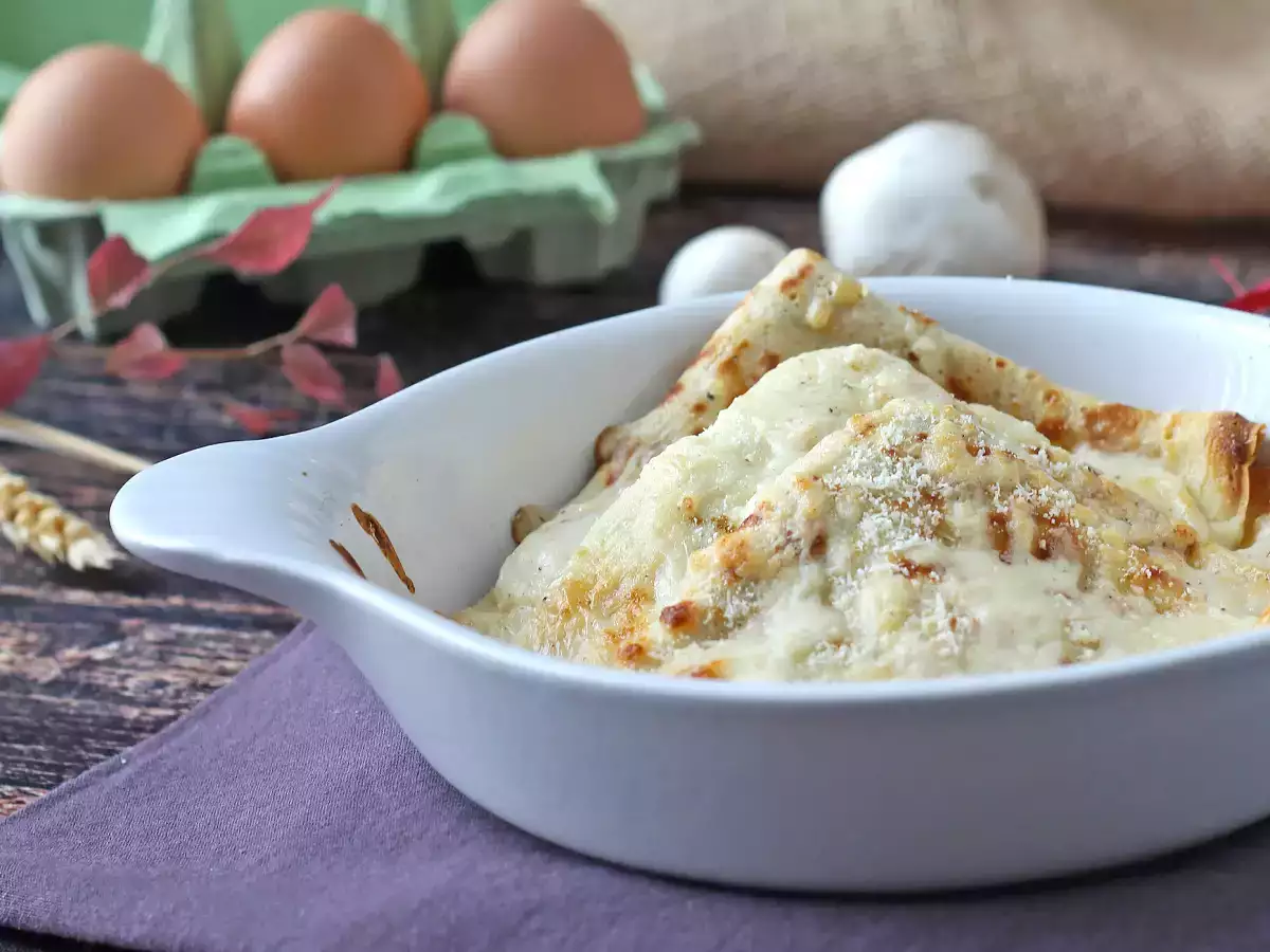 Crespelle ricotta dan jamur: resep vegetarian krim yang sempurna untuk setiap kesempatan - foto 5