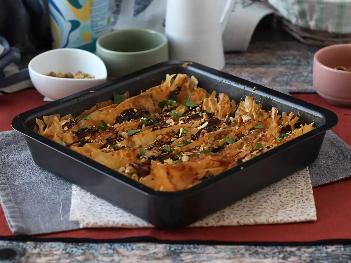 Crinkle cake gurih dengan keju kambing dan madu - foto 5