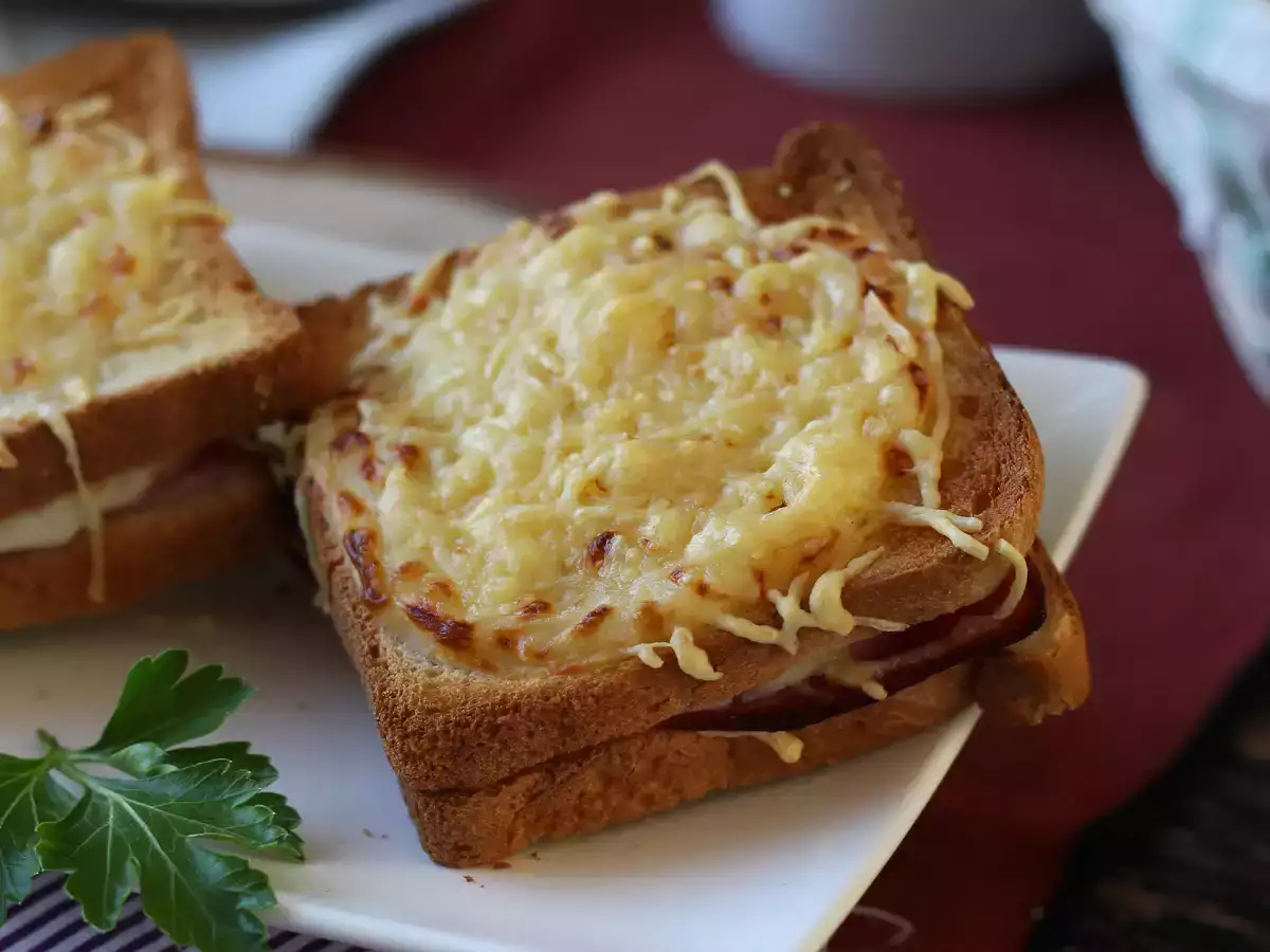 Croque-monsieur dengan Air Fryer - foto 2