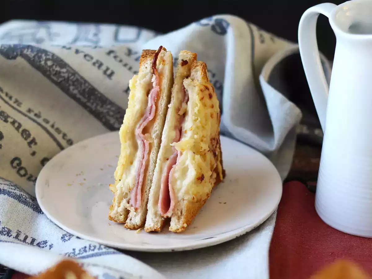 Croque-monsieur dengan Air Fryer - foto 3