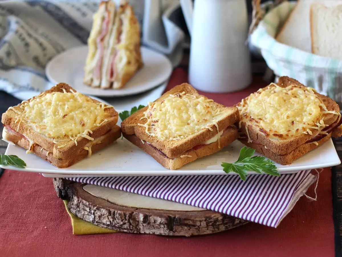 Croque-monsieur dengan Air Fryer - foto 4