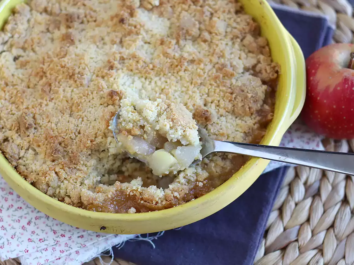 Crumble Apel dan Pir: Renyah di Atas, Lembut di Dalam - foto 3