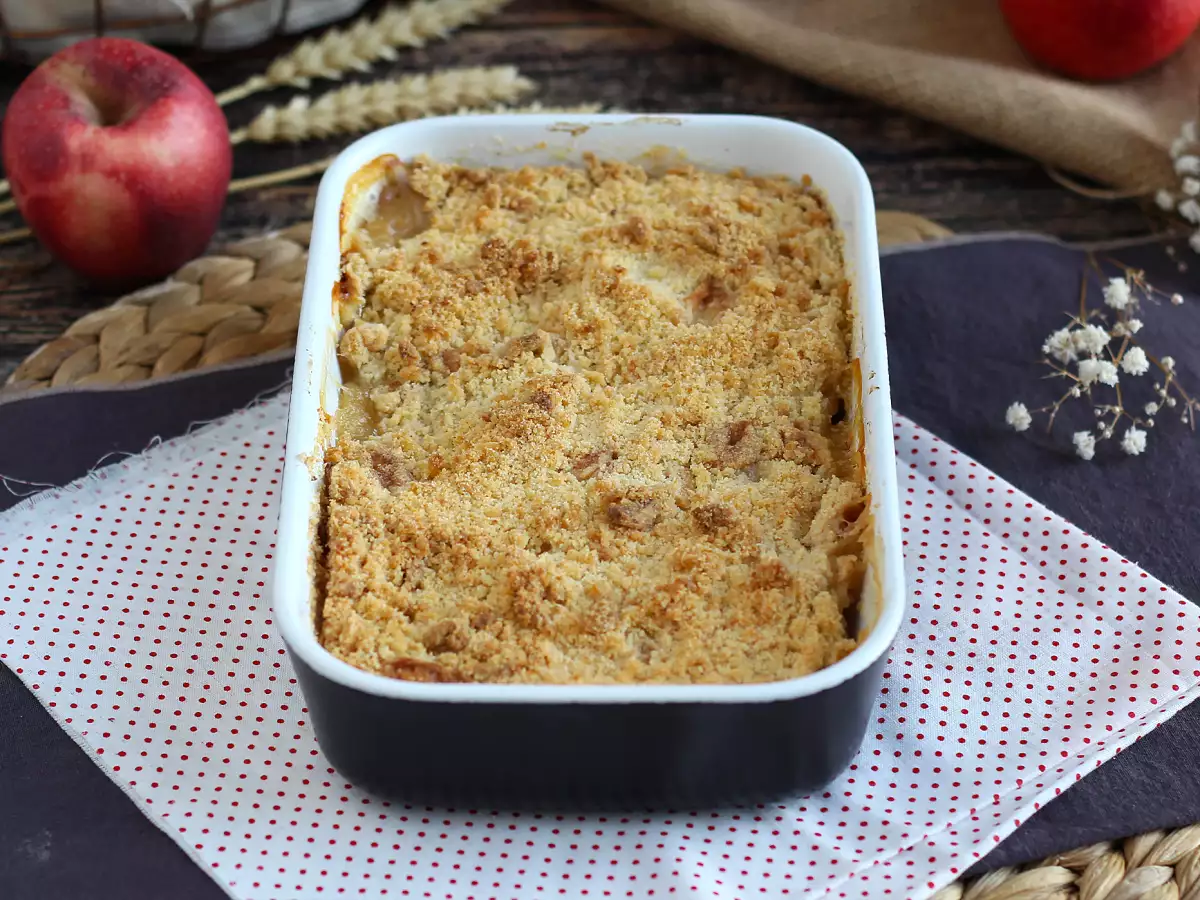 Crumble Apel Super Mudah