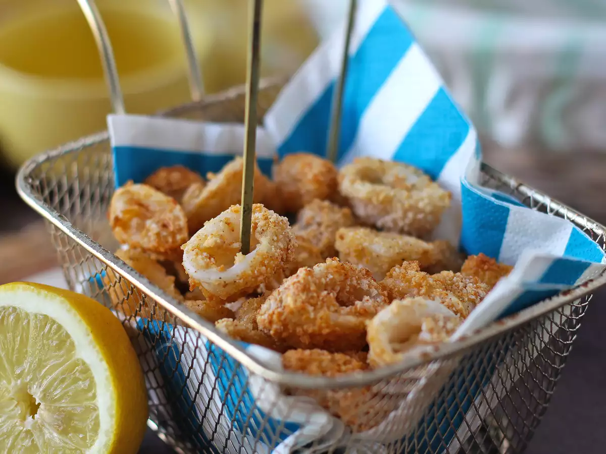 Cumi-cumi Cincin Renyah dan Ringan dengan Air Fryer - foto 2