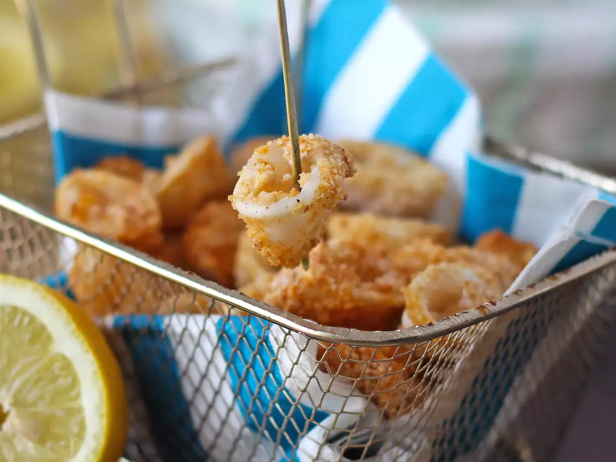 Cumi-cumi Cincin Renyah dan Ringan dengan Air Fryer - foto 6
