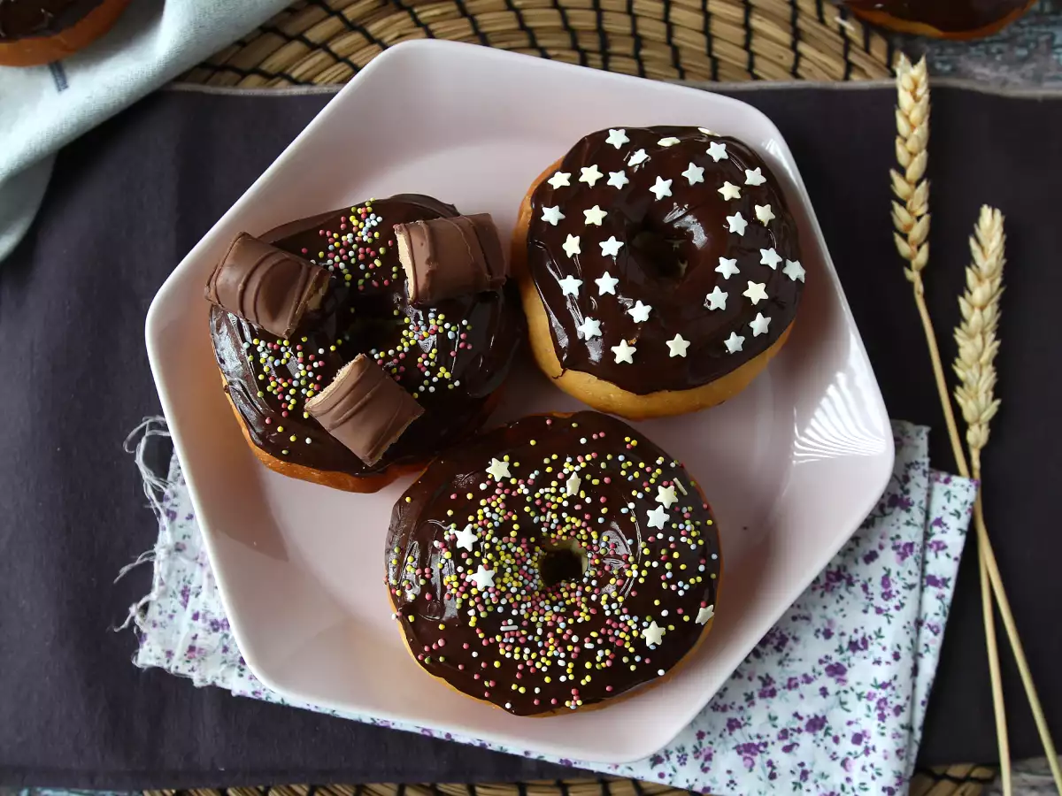 Donat yang dipanggang dalam oven, versi sehat namun lezat - foto 5