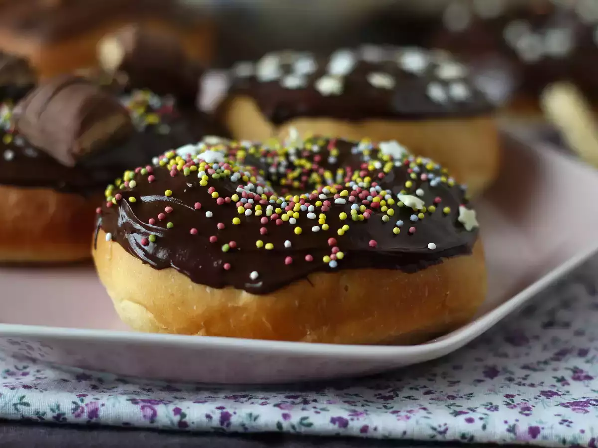 Donat yang dipanggang dalam oven, versi sehat namun lezat - foto 6