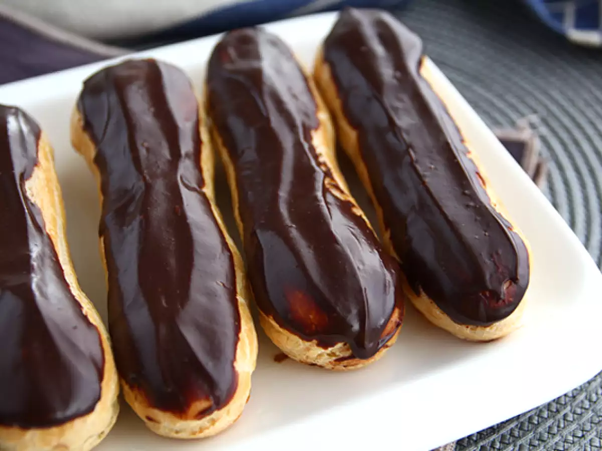 Éclair Cokelat (Panduan Langkah demi Langkah) - foto 3