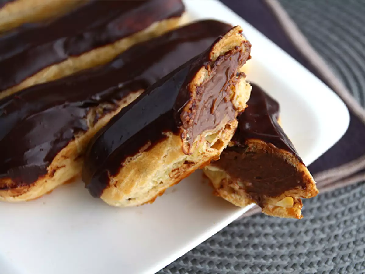 Éclair Cokelat (Panduan Langkah demi Langkah) - foto 4