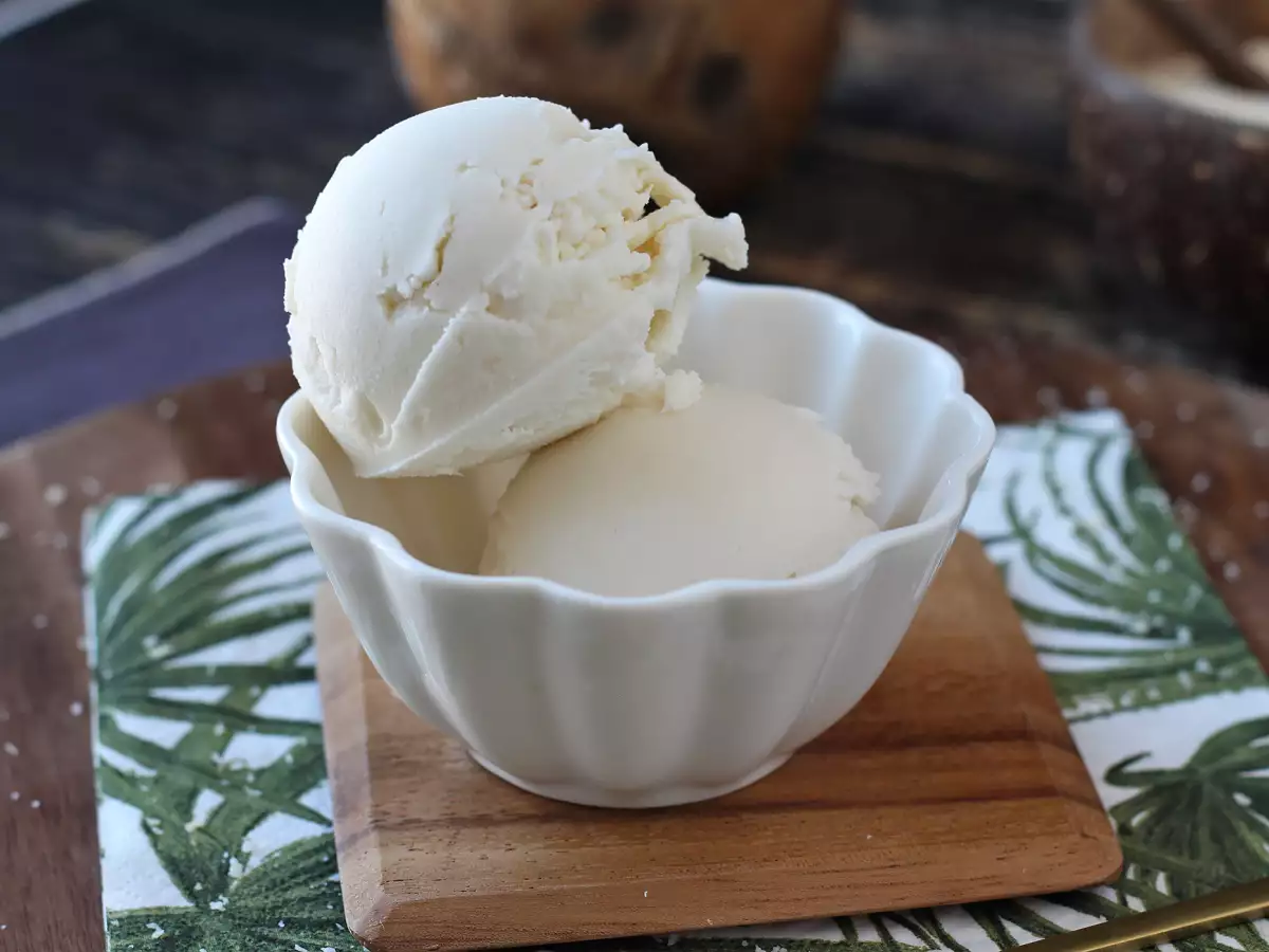 Es krim kelapa dengan Ninja Creami - foto 4
