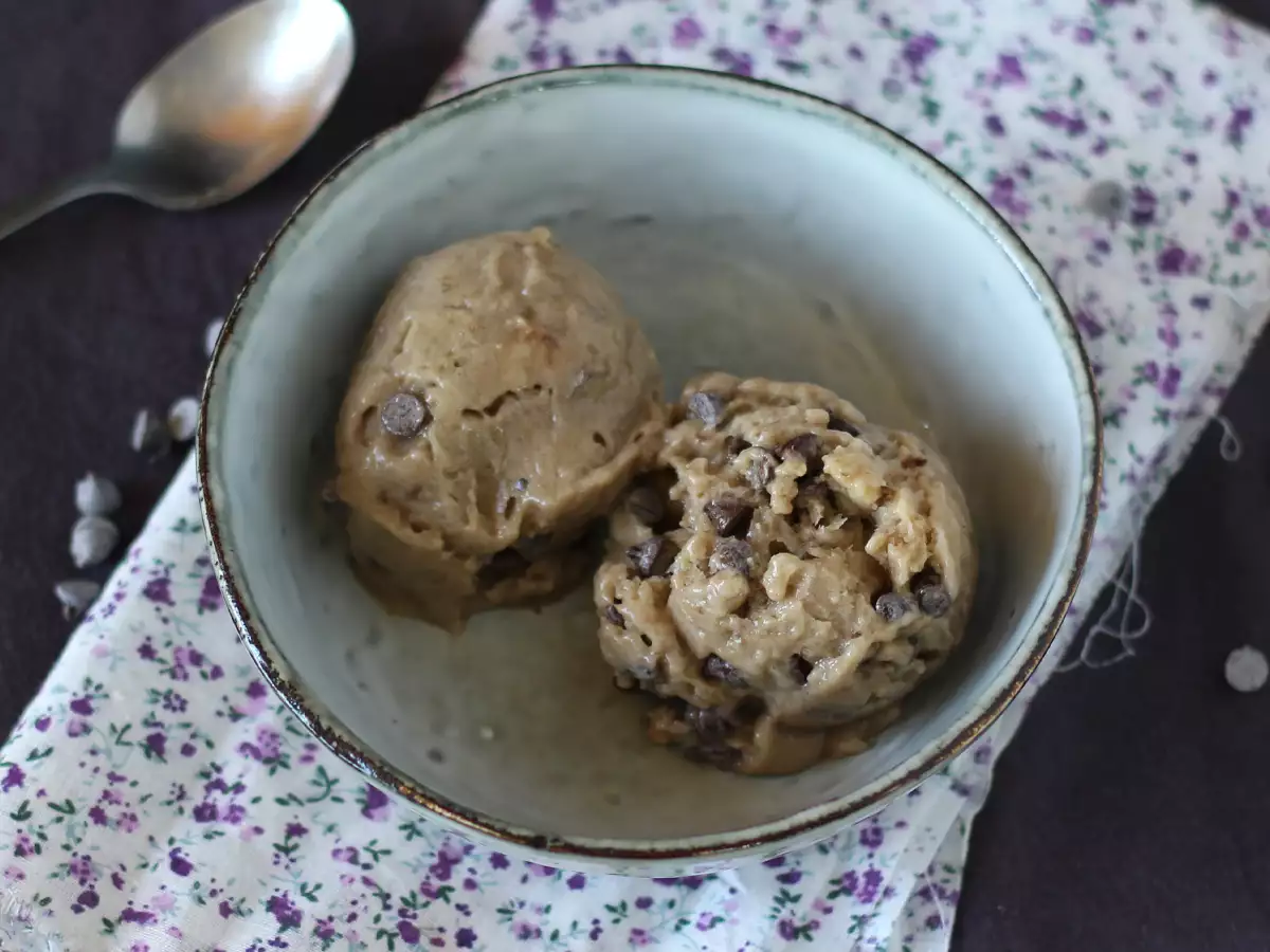 Es Krim Pisang Vegan Rasa Cookie Dough yang Mudah Dibuat - foto 4