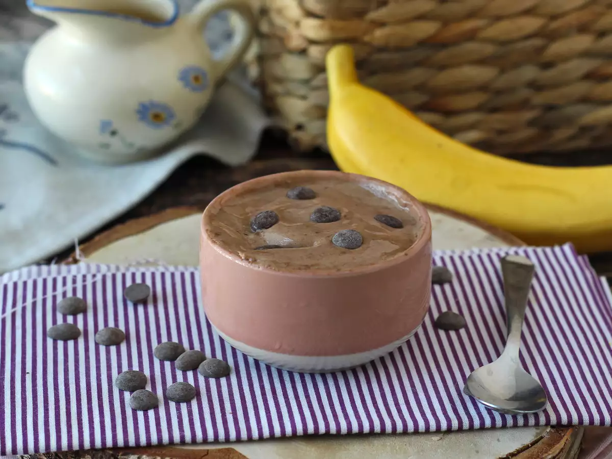 Es krim protein super whey cokelat, siap dalam 5 menit! - foto 2