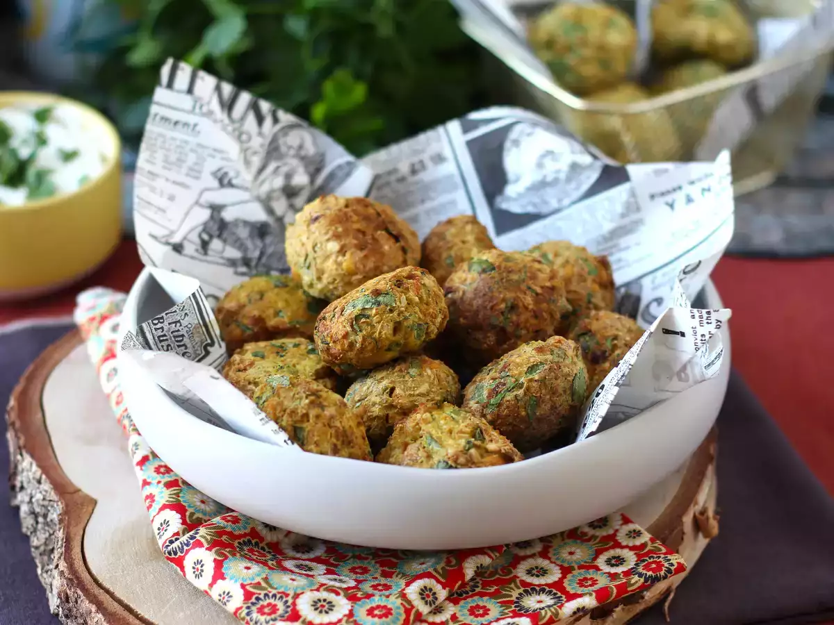 Falafel dalam Air Fryer, untuk hasil yang renyah tanpa digoreng! - foto 4