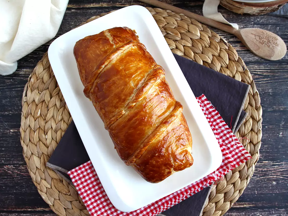 Filet mignon babi berbalut puff pastry, langkah demi langkah - foto 5