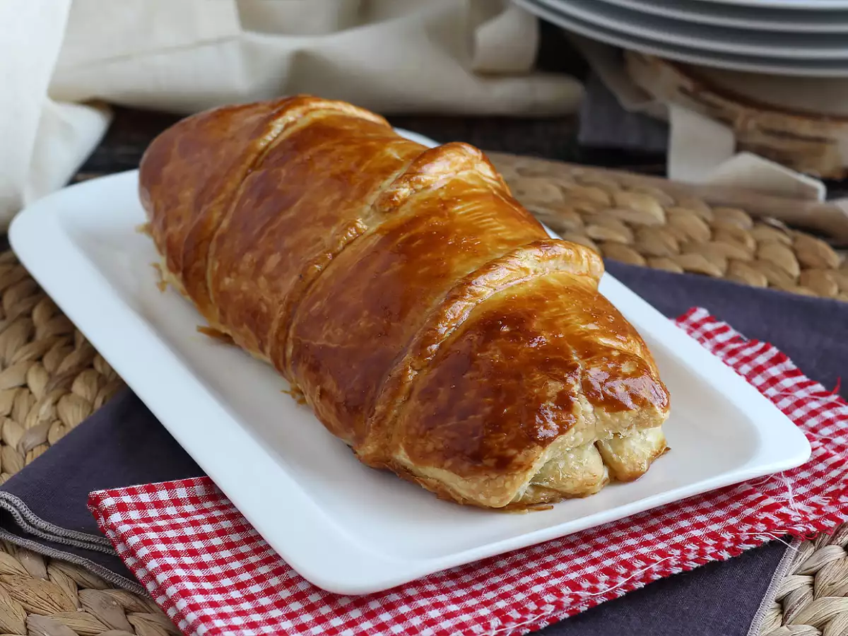Filet mignon babi berbalut puff pastry, langkah demi langkah - foto 6