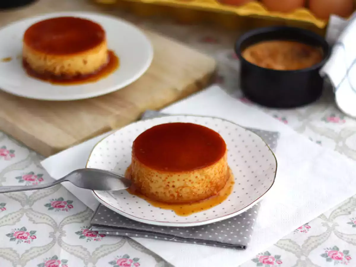 Flan dengan susu kental manis - foto 2