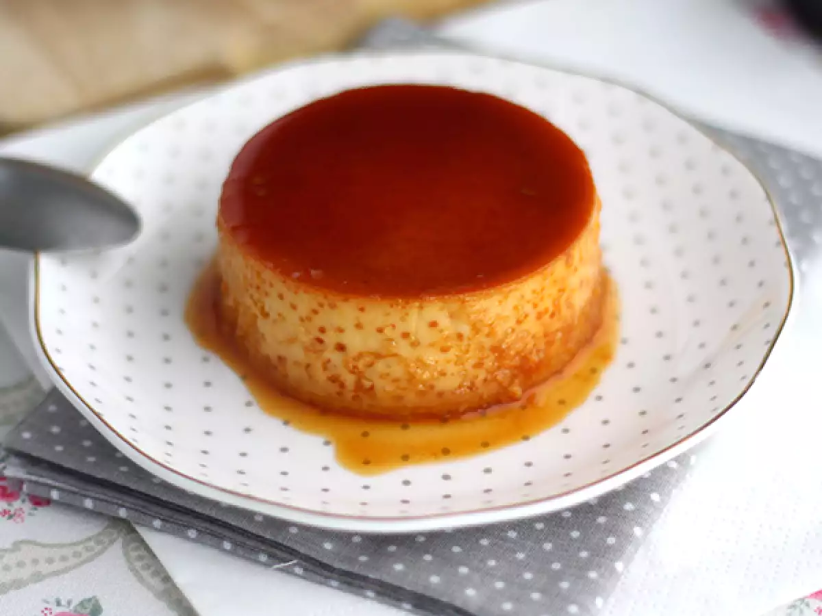 Flan dengan susu kental manis - foto 3