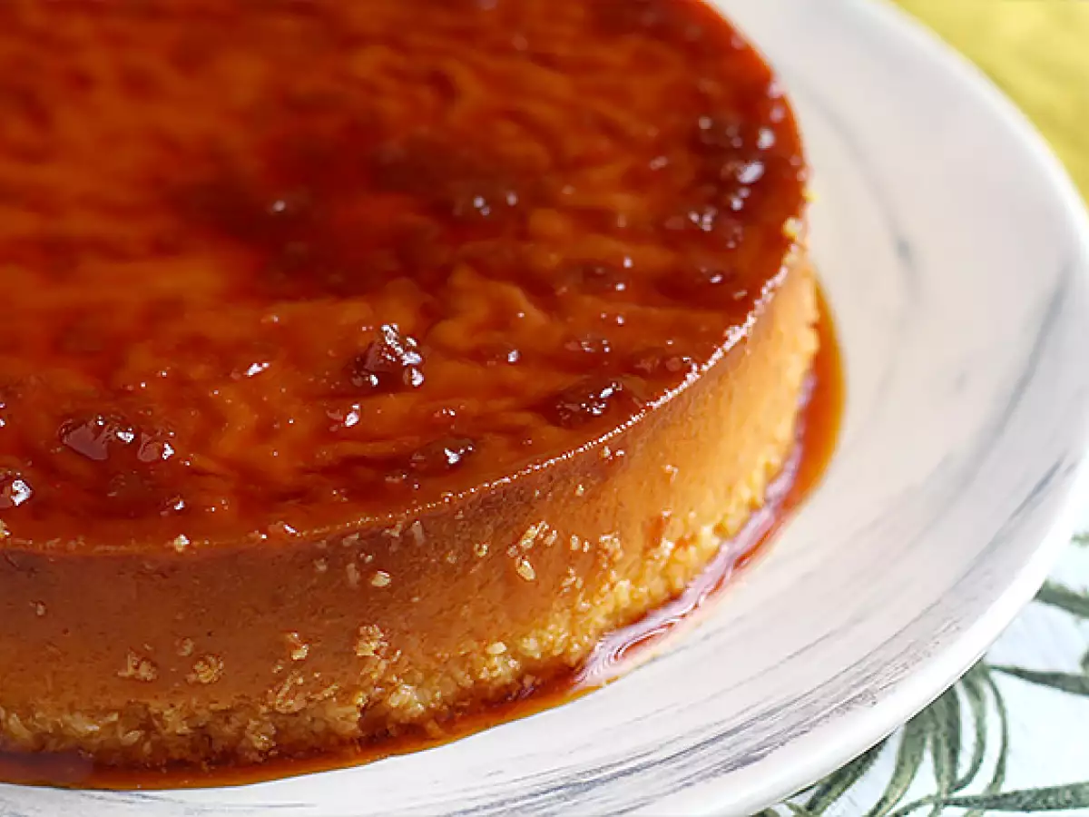 Flan kelapa dengan Cookeo - foto 3