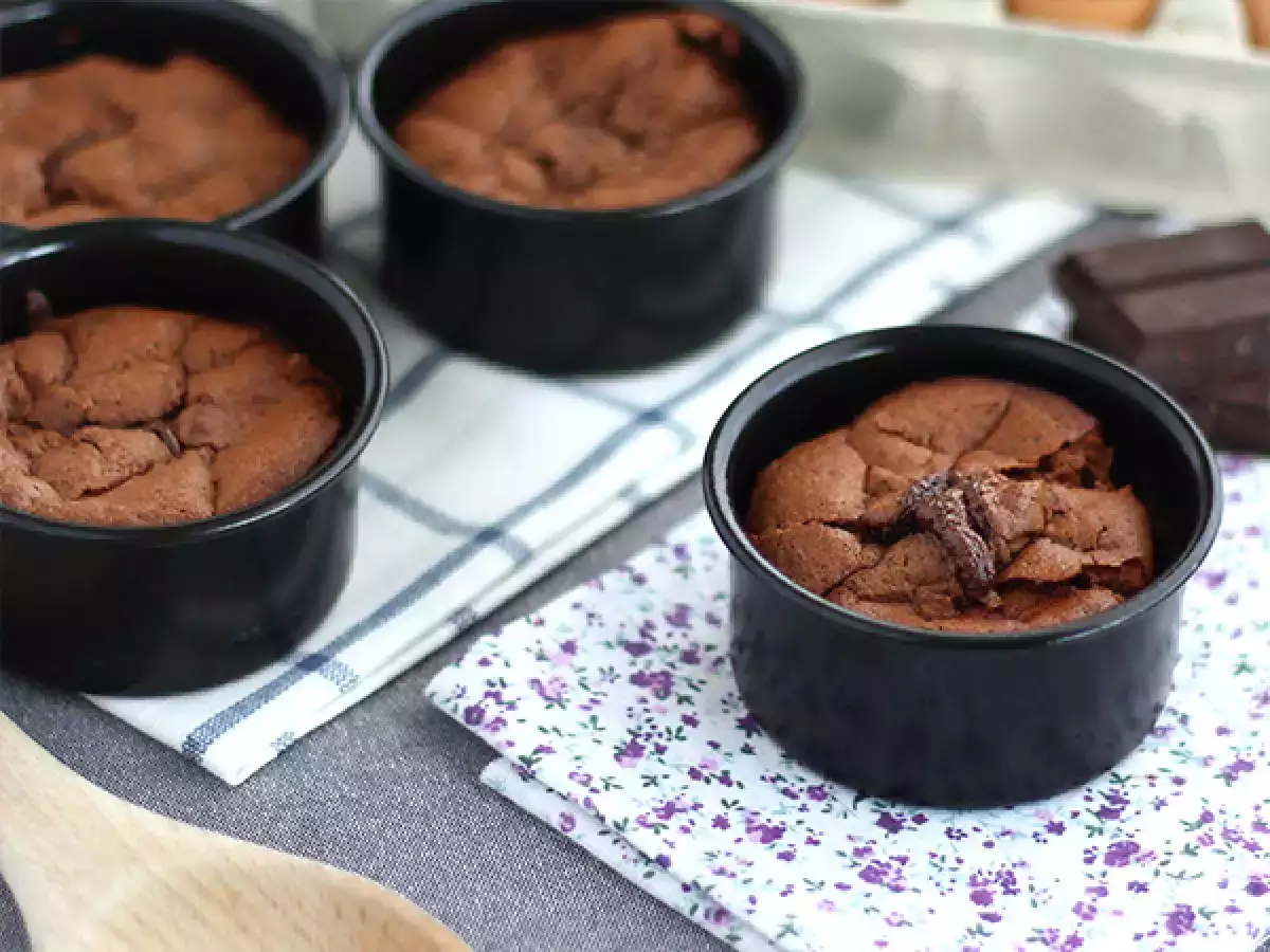 Fondant cokelat bebas gluten - foto 3