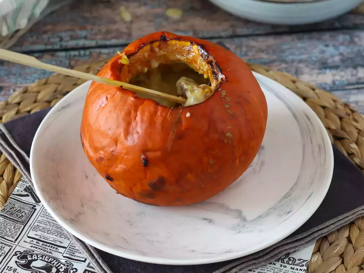 Fondue Keju Reblochon Musim Gugur dalam Labu! - foto 5