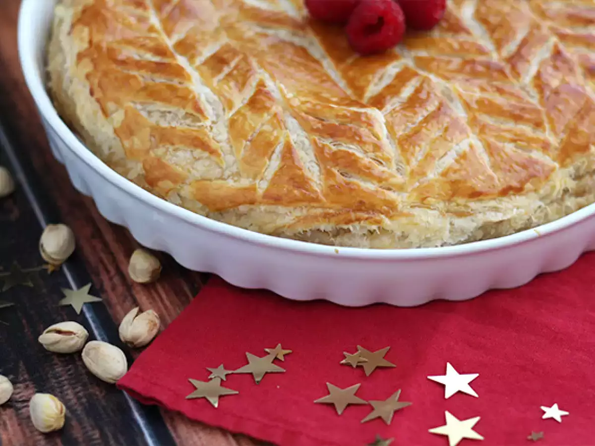 Galette pistachio raspberry pistachio kamboja des rois - foto 2