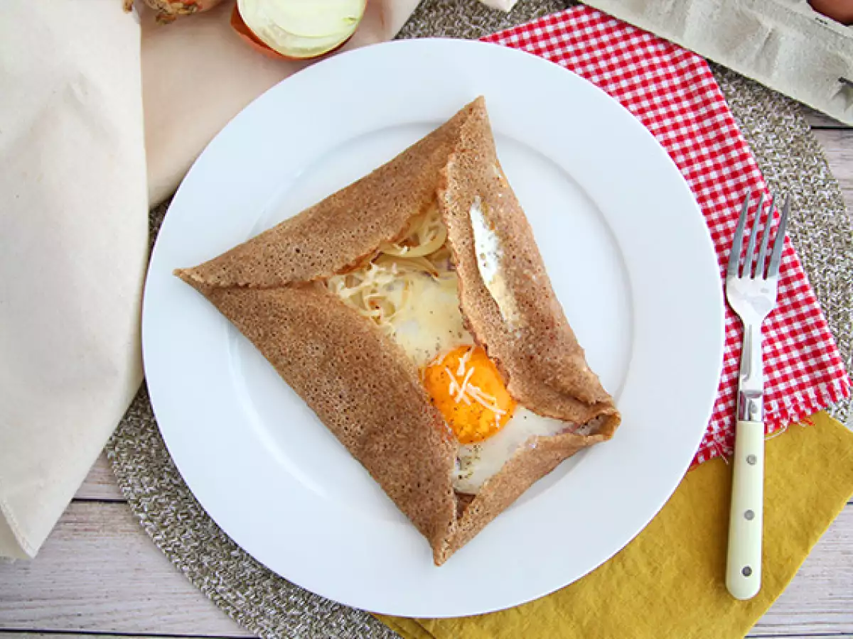 Galette Soba Isi Ham, Keju, dan Telur - foto 3