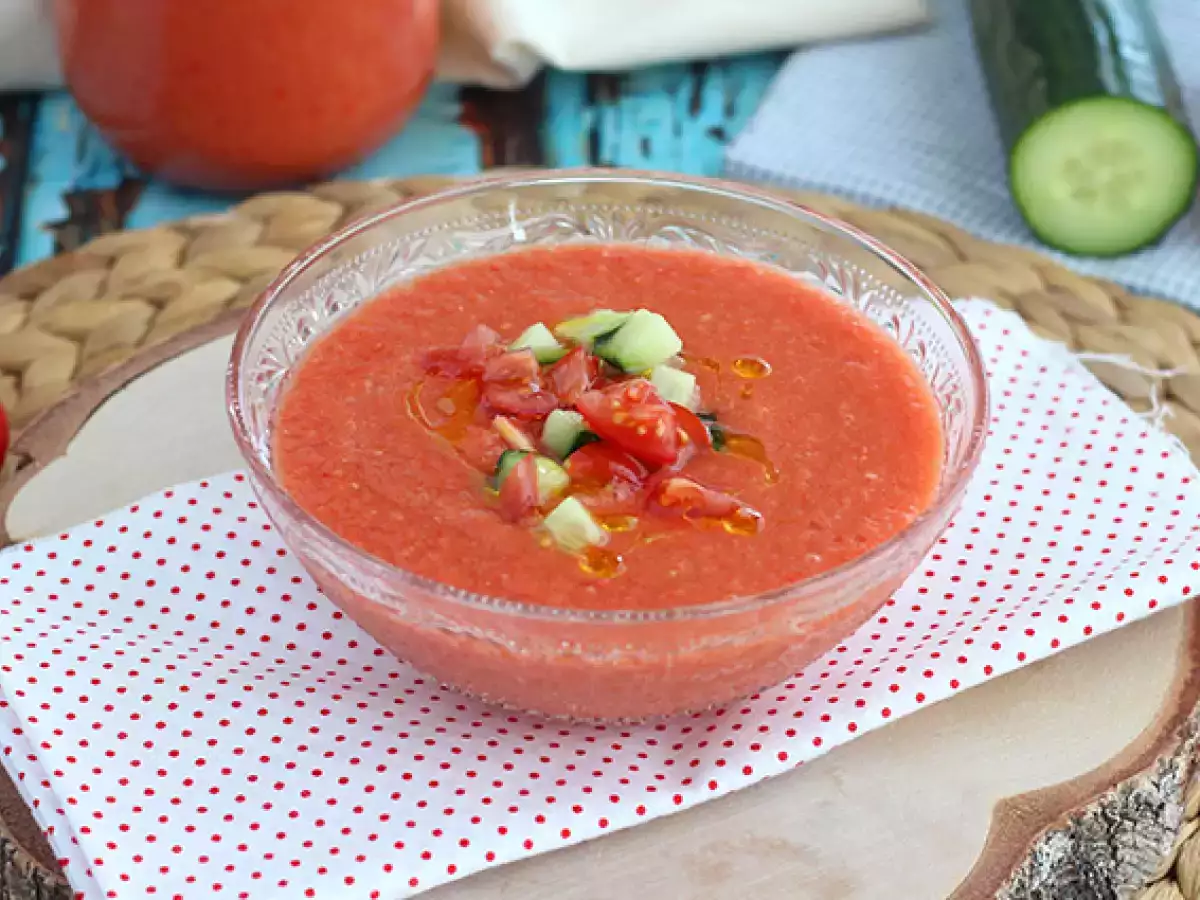 Gazpacho Segar dan Mudah