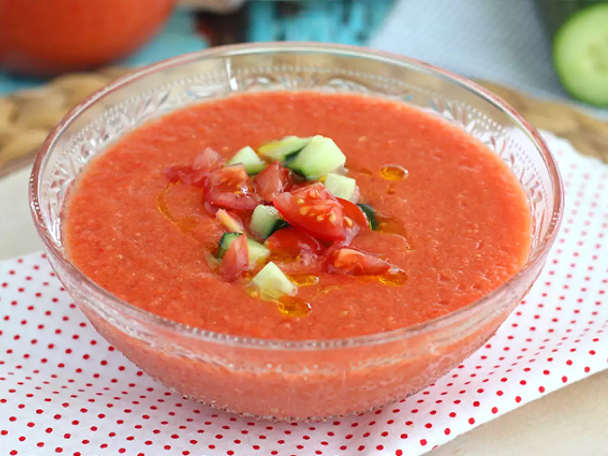 Gazpacho yang segar dan mudah - foto 3
