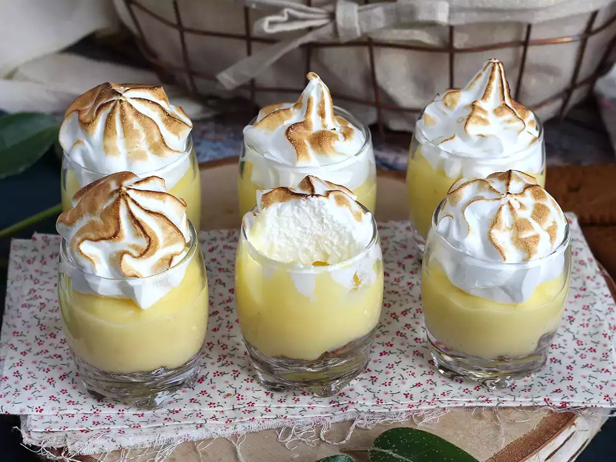 Gelas pai meringue lemon - foto 2