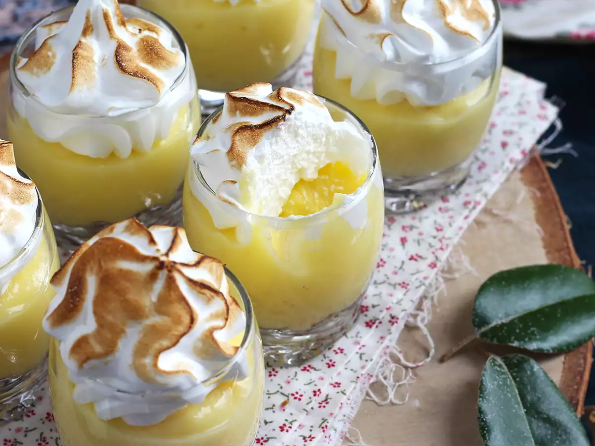 Gelas pai meringue lemon - foto 3