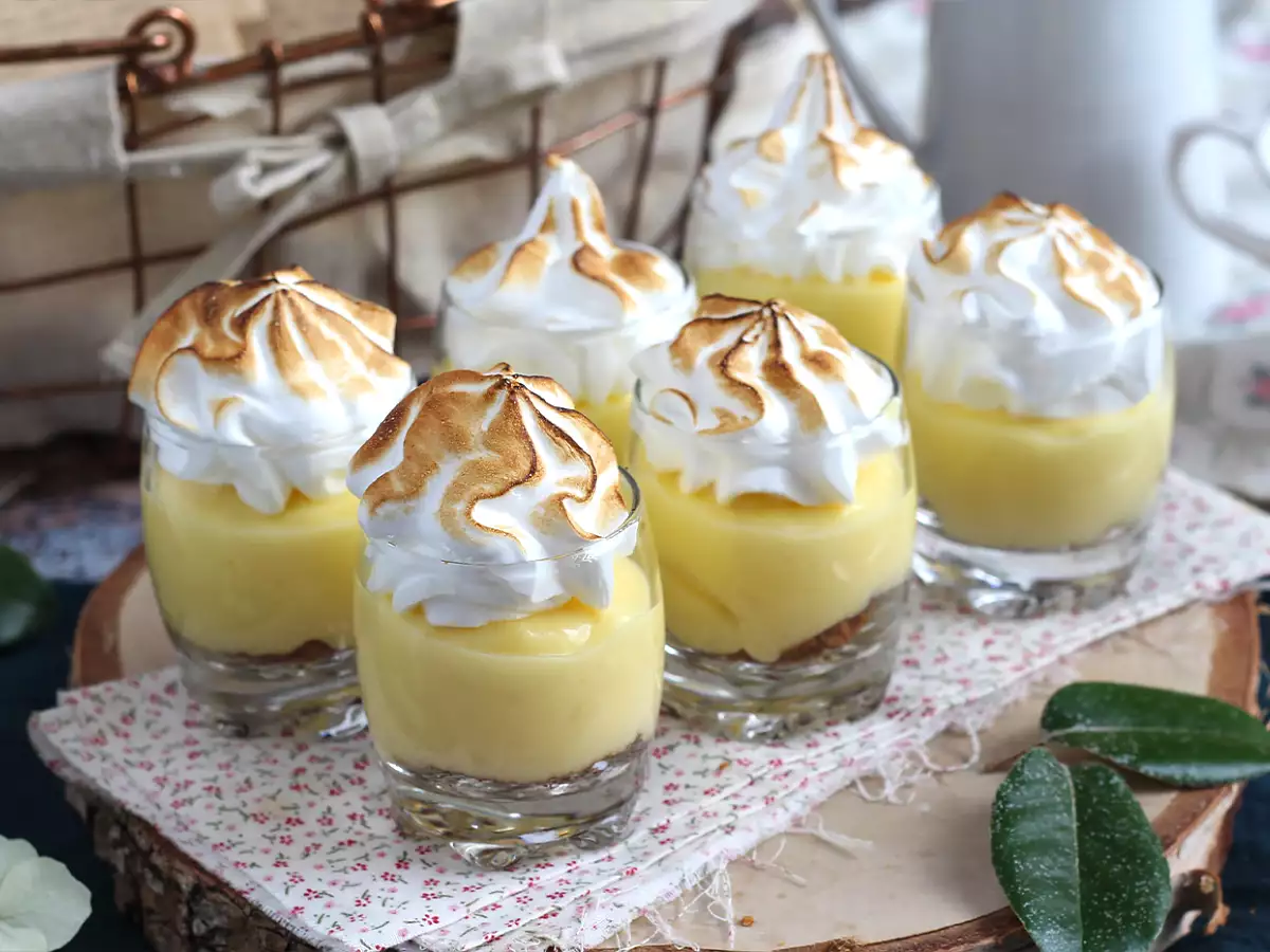 Gelas pai meringue lemon - foto 4