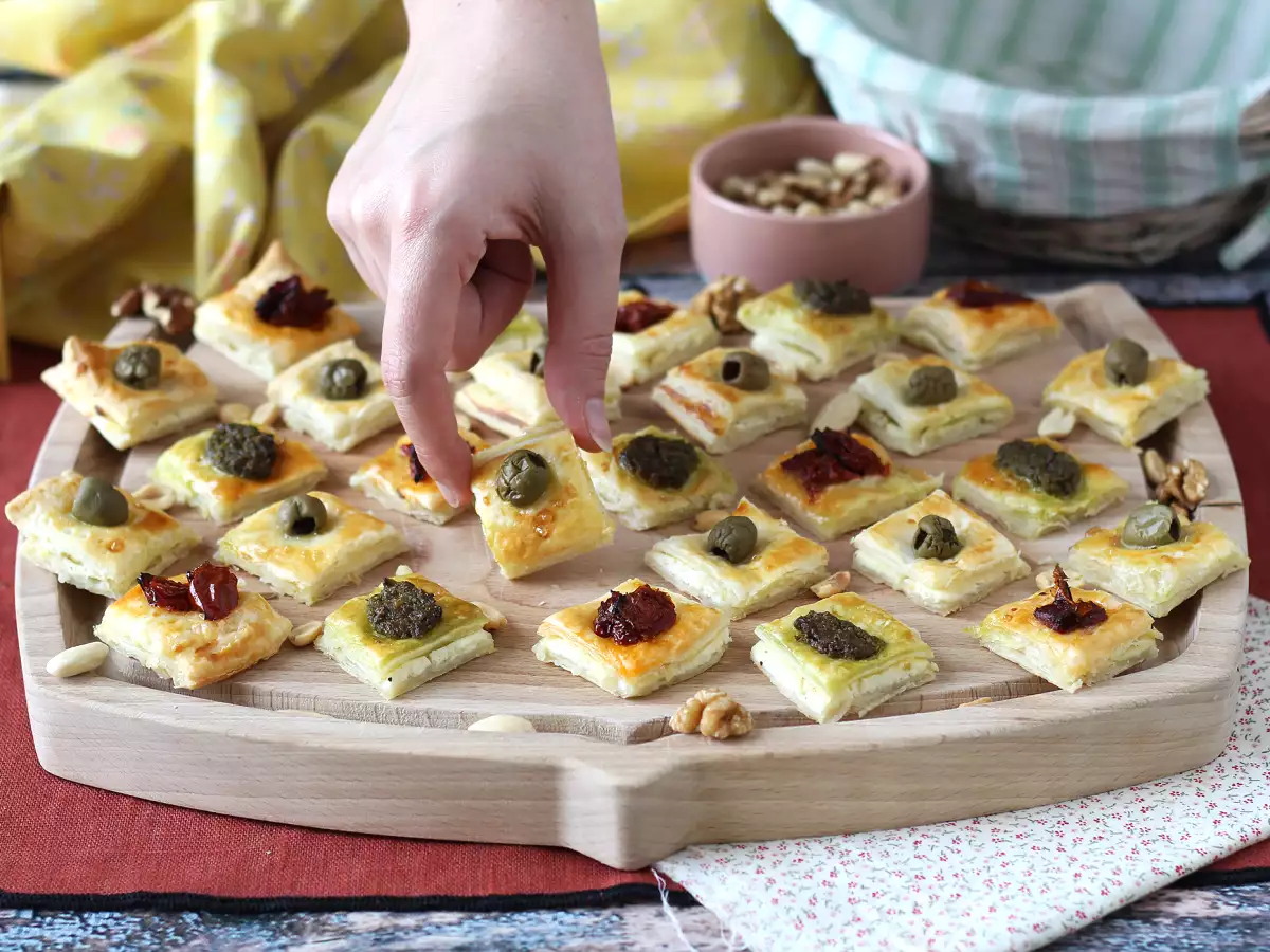 Gigitan puff pastry yang cepat dan mudah untuk minuman beralkohol yang lezat! - foto 3