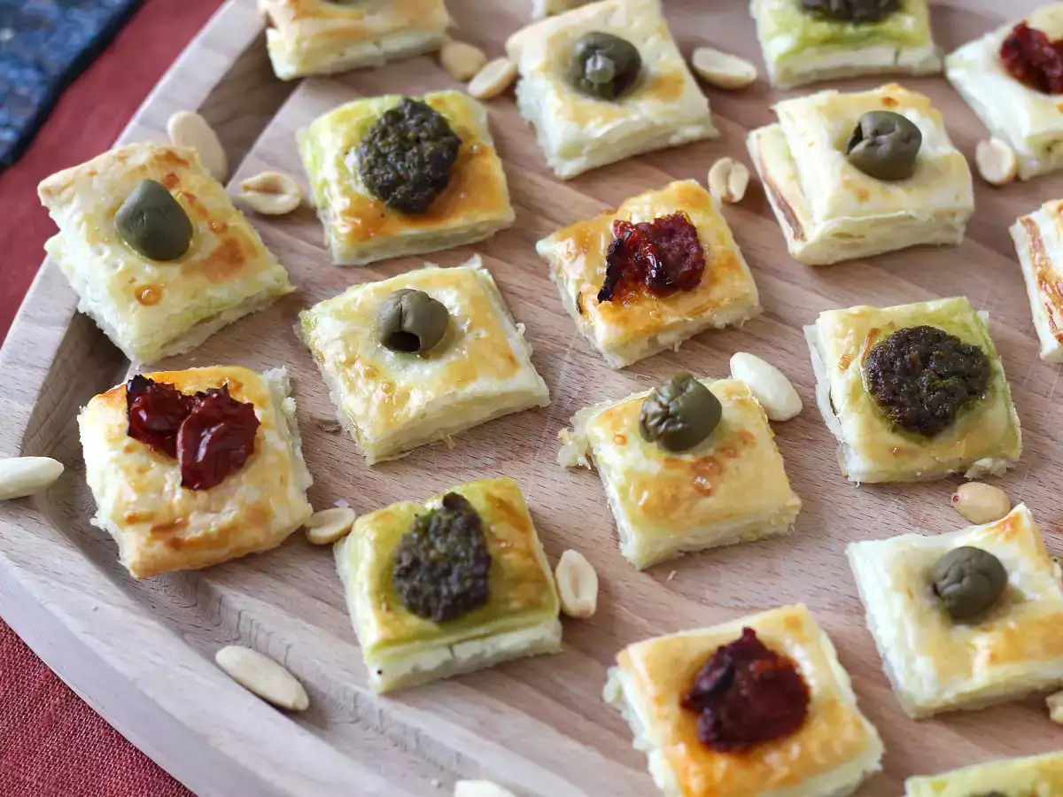 Gigitan puff pastry yang cepat dan mudah untuk minuman beralkohol yang lezat! - foto 4