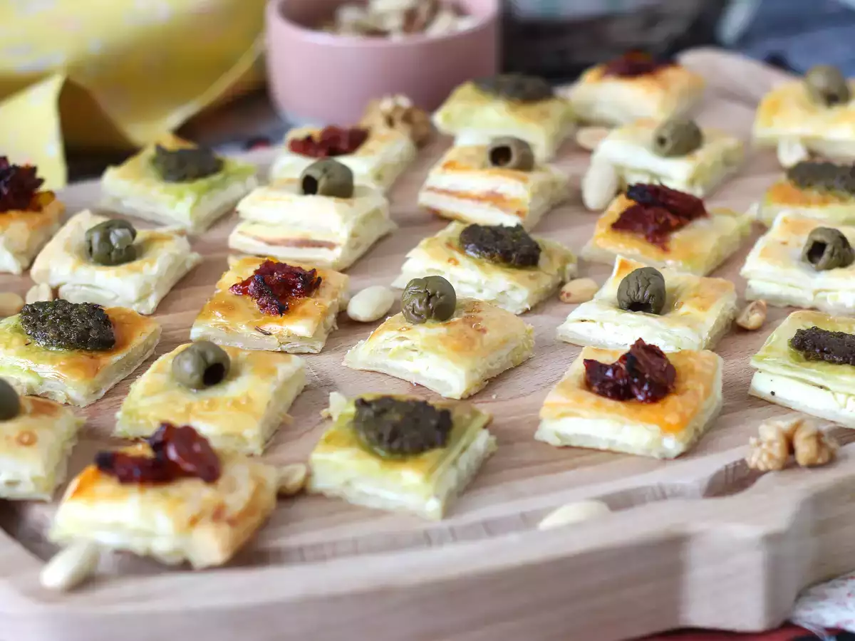Gigitan puff pastry yang cepat dan mudah untuk minuman beralkohol yang lezat! - foto 6